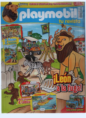 Revista PLAYMOBIL Numero 17: Panico en el Zoo (Bauer Media Group 2017)
