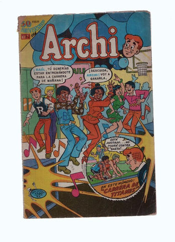 Serie Avestruz: ARCHI, Numero 116: Carrera de Titanes (Novaro 1980)