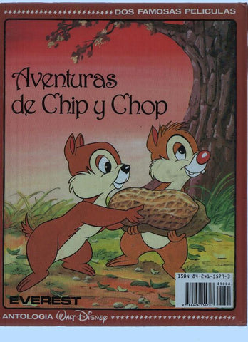 Antologia Walt Disney: EL LIBRO DE LA SELVA - AVENTURAS DE CHIP Y CHOP (Everest 1991)