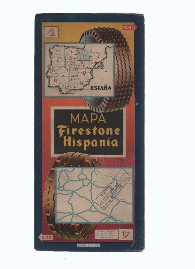 Mapa Firestone Hispania numero 04: Bilbao, Vitoria, 