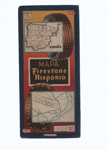 Mapa Firestone Hispania numero 05: Lerida, Gerona