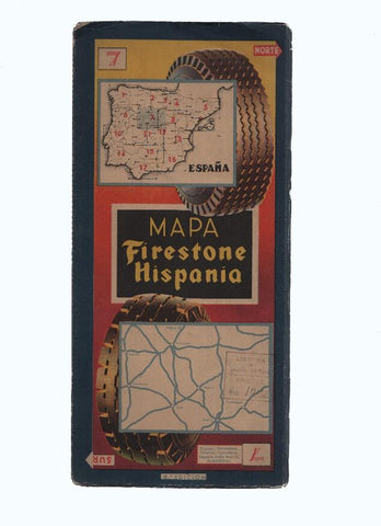 Mapa Firestone Hispania numero 07: Zamora, Salamanca
