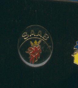 Pins metal: Saab