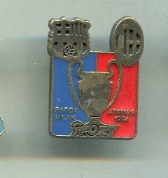 Pins metal: Final Champion Atenas 1994 Barça / Milan