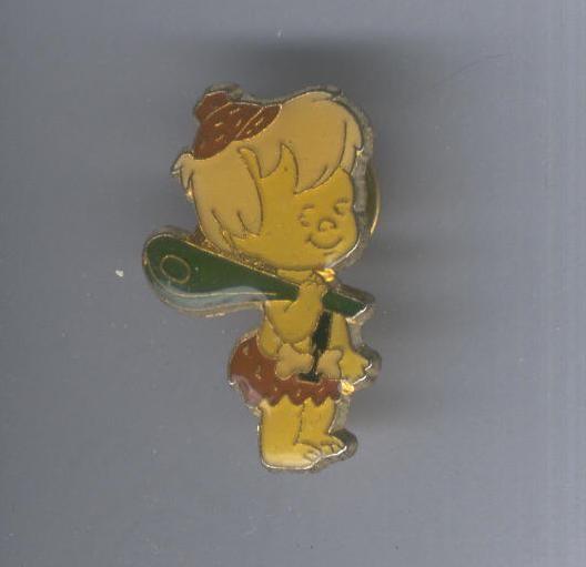 Pins metal: Bamban de la familia Picapiedra (pelo color amarillo)