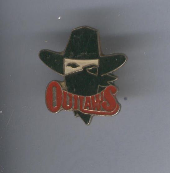 Pins metal: Outlaws (bandido)