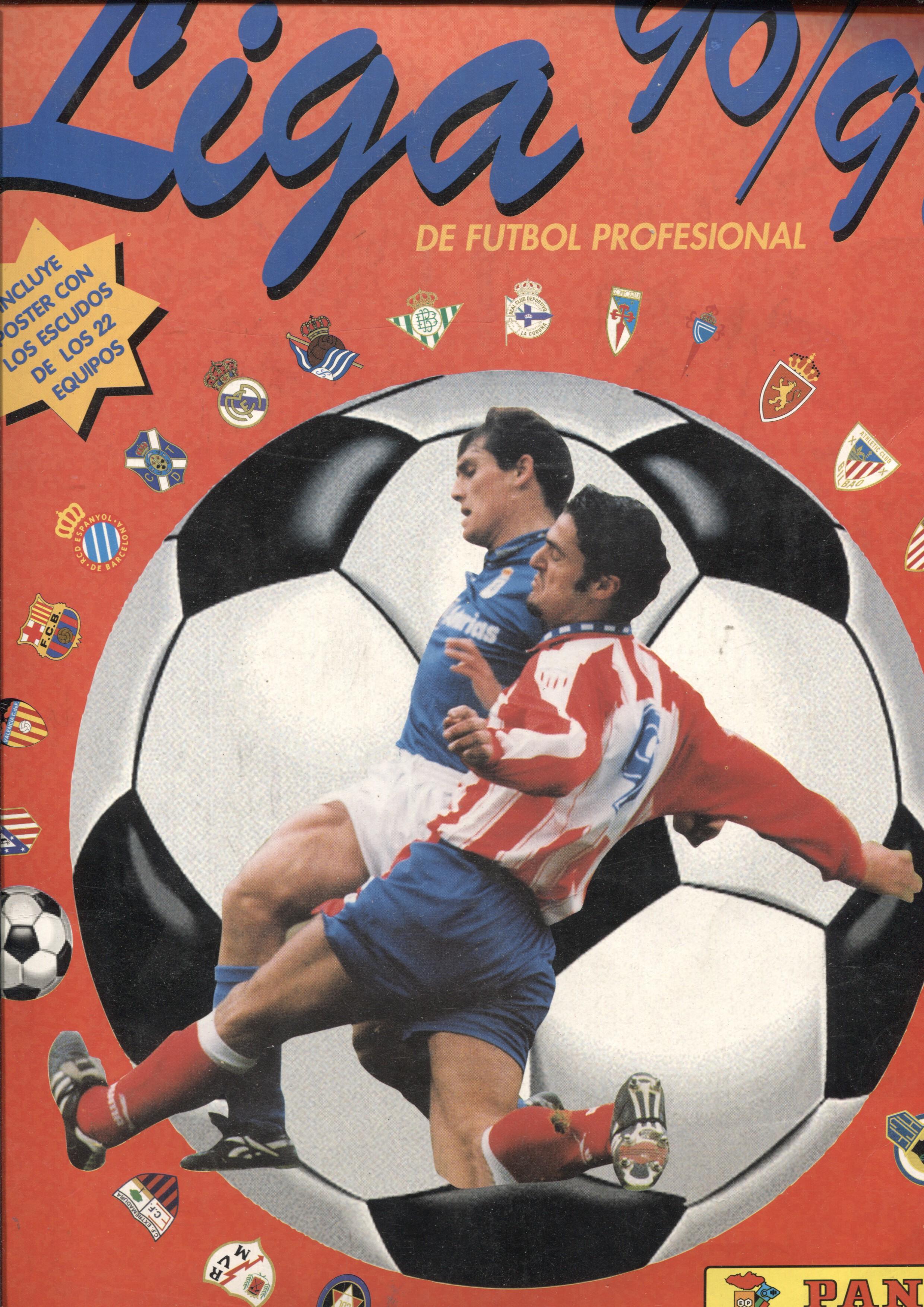 Album de cromos: Liga 96/97 (album incompleto)