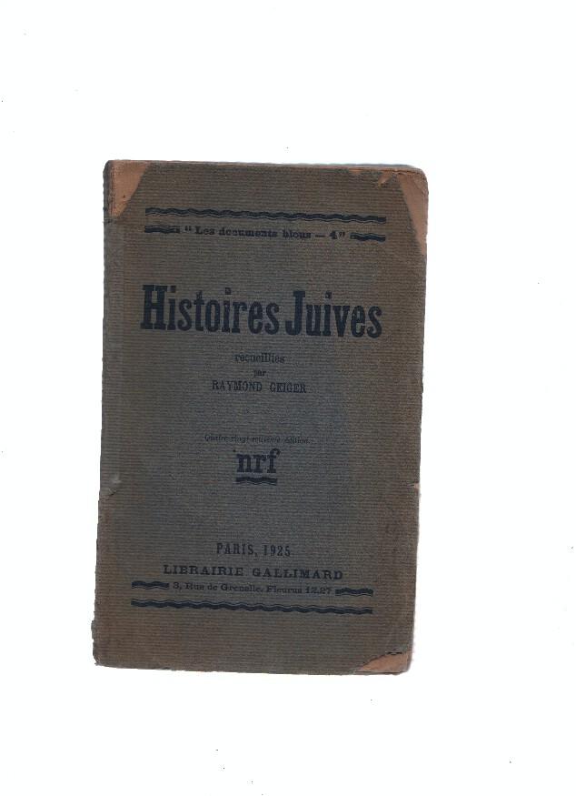 Histoires Juives