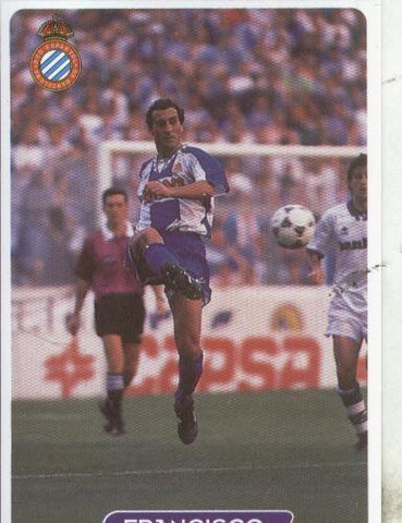 Cromos: Super Futbol liga 96: R.C.D.Espanyol: Francisco