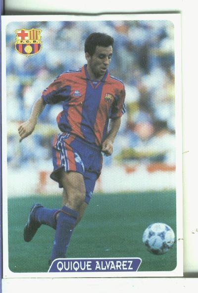Cromos: Super Futbol liga 96: F.C.Barcelona: Quique Alvarez