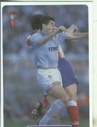 Cromos: Las fichas de la liga 95/96-Celta: P.Salinas