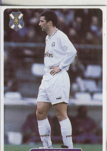 Cromos: Las fichas de la liga 95/96-Tenerife: Pizzi