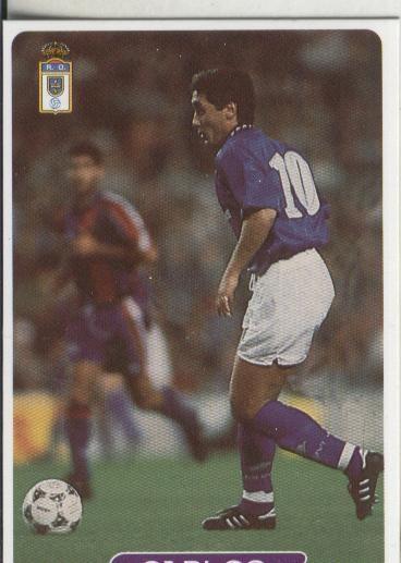 Cromos: Las fichas de la liga 95/96-Oviedo: Carlos
