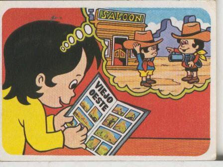 Cromos: Juego de refranes numero 35: Dime que lees y te dire como piensas