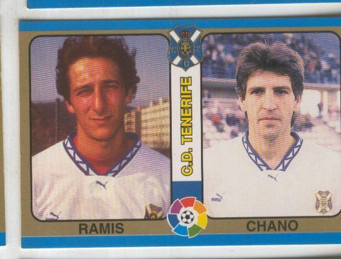 Cromos: Futbol Total Liga 95: C.D.Tenerife numero 086: Ramis y Chano