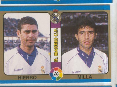 Cromos: Futbol Total Liga 95: R.Madrid C.F. numero 031: Hierro y Milla