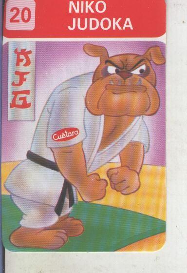 Cromos Los Zoolimpicos de Tostarica de  Cuetara numero 20: Niko judoca