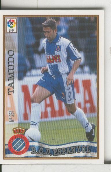 Cromos: Las Fichas de la liga 97-98: R.C.D.Espanyol numero 251: Tamudo