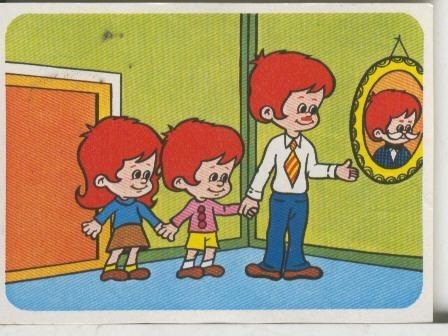 Cromos: Juego de refranes numero 10: De tal palo tal astilla