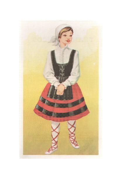 Cromos: Trajes tipicos de todo el mundo numero 119: Vizcaya