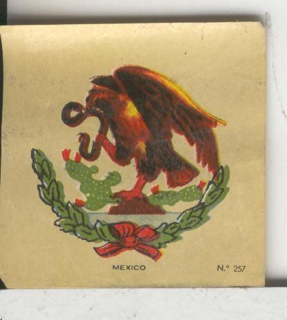 Cromos: Paises del Mundo ?: Mexico numerado 257