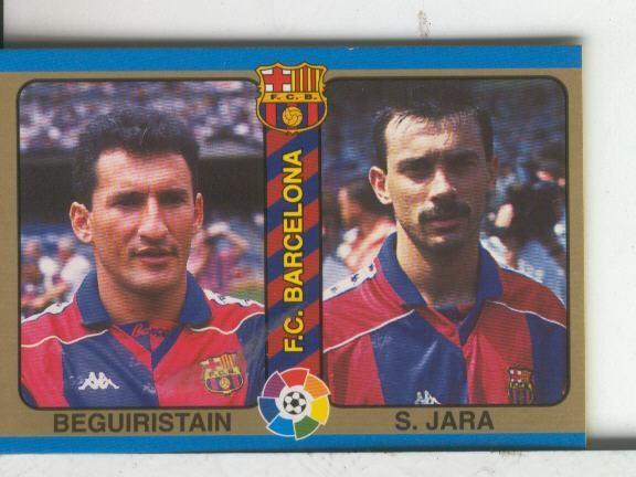 Cromos: Futbol Total Liga 95: Barça: Beguiristain y S.Jara