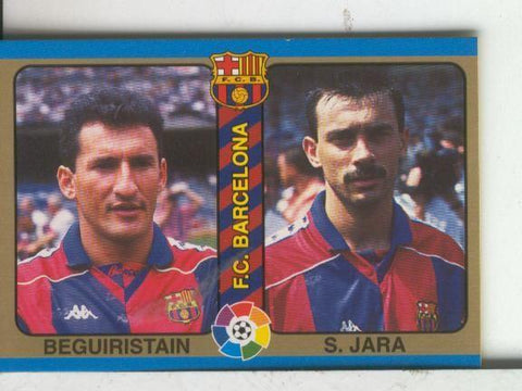 Cromos: Futbol Total Liga 95: Barça: Beguiristain y S.Jara