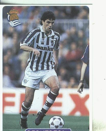 Cromos: Las fichas de la liga 95/96-Real Sociedad: Aranzabal