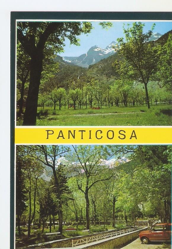 Postal 031028 : Alto Aragon (Huesca). Panticosa - Praderas y bosques del balneario