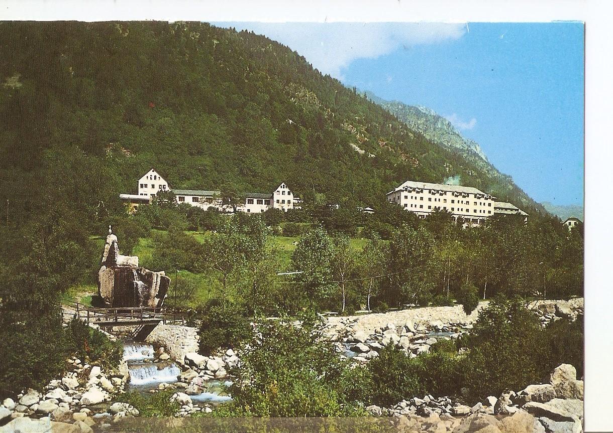Postal 038469 : Balneario de Caldas de Bohi (Pirineo Catalan). Hotel Manantial y Baños