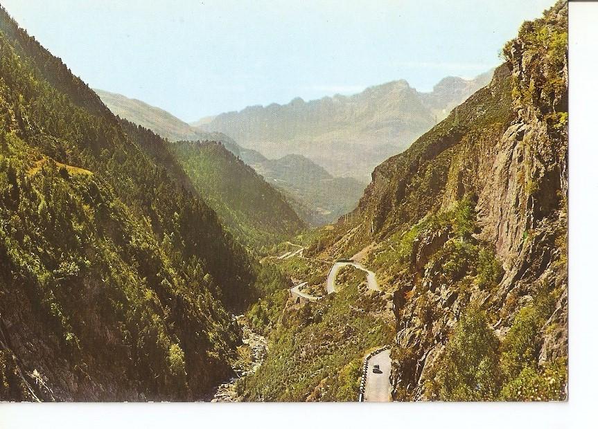 Postal 041072 : Pirineo Aragones (Huesca). Panticosa - El Escalar. Subida al Balneario (Valle de Tena)