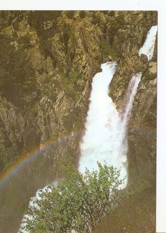 Postal 049298 : Balneario de Panticosa. Pirineo Aragones. Estacion Termal Cascada del Pino