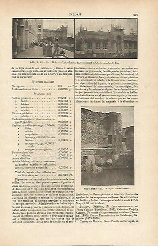 LAMINA ESPASA 14708: Balneario Vichy Catalan