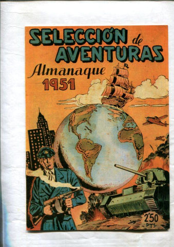Facsimil: Selecciones de Aventuras de Toray, coleccion de 17 numeros + 1 almanaque