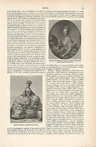 LAMINA ESPASA 1076: Retratos de Maria Antonieta