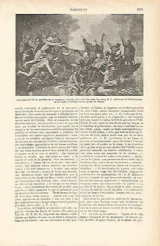LAMINA ESPASA 1401: Las misiones de los Jesuitas obra de Carrasco