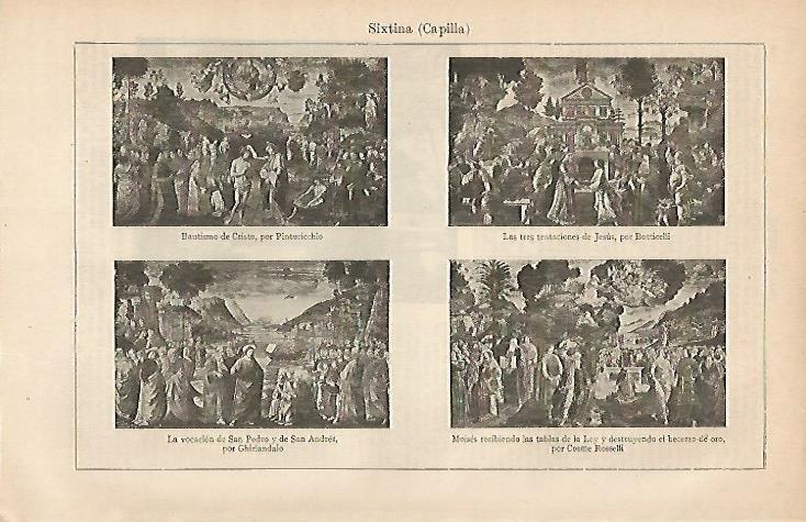 LAMINA ESPASA 2653: Imagenes de la Capilla Sixtina