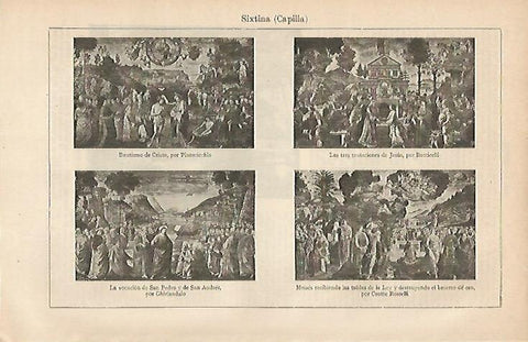 LAMINA ESPASA 2653: Imagenes de la Capilla Sixtina