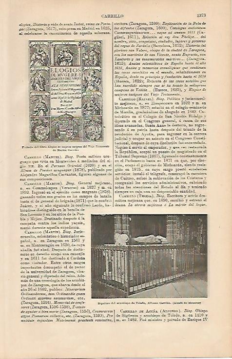 LAMINA ESPASA 4380: Sepulcro del arzobispo de toledo Alfonso Carrillo