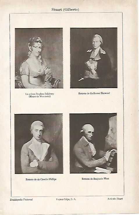 LAMINA ESPASA 7347: Obras de G. Stuart