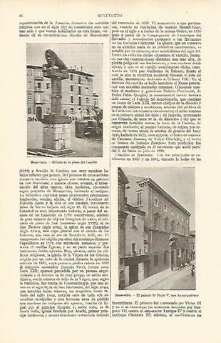 LAMINA ESPASA 8198: Vistas de Benevento Italia