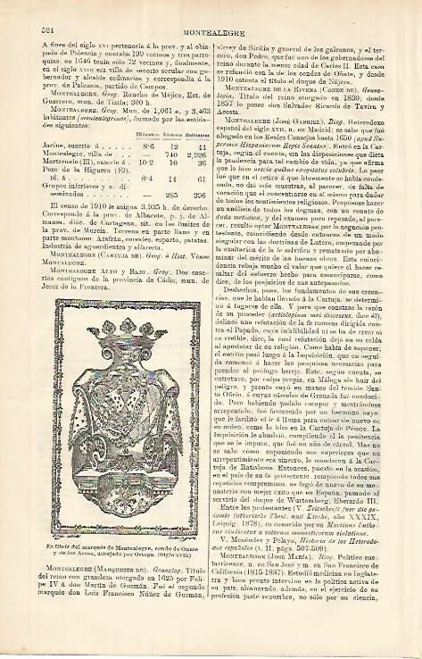 LAMINA ESPASA 8624: Ex libris del Marques de Montealegre y Conde de Oñate