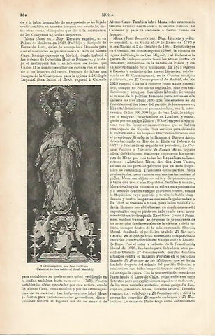 LAMINA ESPASA 8728: La Concepcion por Jose de Mora