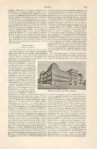 LAMINA ESPASA 10318: Ministerio de Instruccion Publica en Madrid