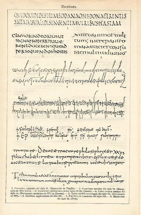 LAMINA ESPASA 16613: Escritura