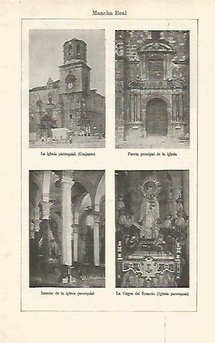 LAMINA ESPASA 18599: Iglesia de Mancha Real