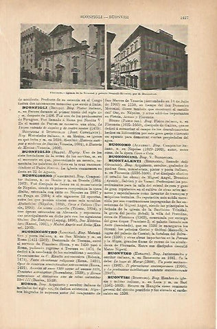 LAMINA ESPASA 11894: Iglesia de la Trinidad en Florencia