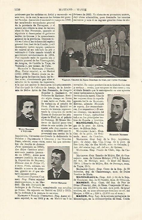 LAMINA ESPASA 18685: Calustro de Santo Domingo de Silos