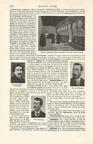 LAMINA ESPASA 18685: Calustro de Santo Domingo de Silos