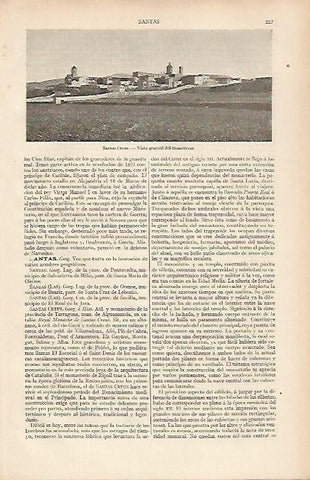 LAMINA ESPASA 19436: Monasterio de Santes Creus